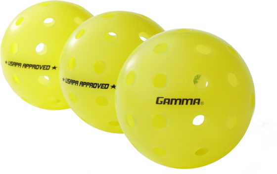 GAMMA Photon Outdoor Pickleball Ball 3-Pack