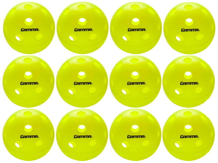 GAMMA Photon Indoor Pickleball Ball 12-pack